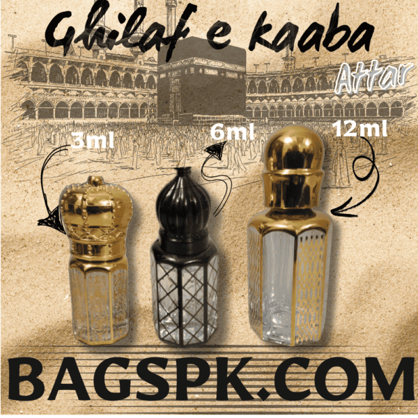 Ghilaaf-e-Kaaba Attar 6ml – Premium Long-Lasting Fragrance Inspired by the Holy Kaaba