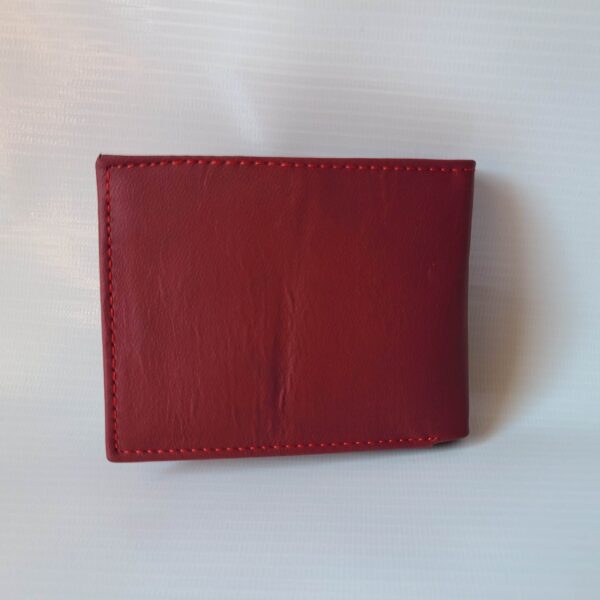 Medium Size Buff Leather Wallet No. 4 Premium Cowhide - Image 12