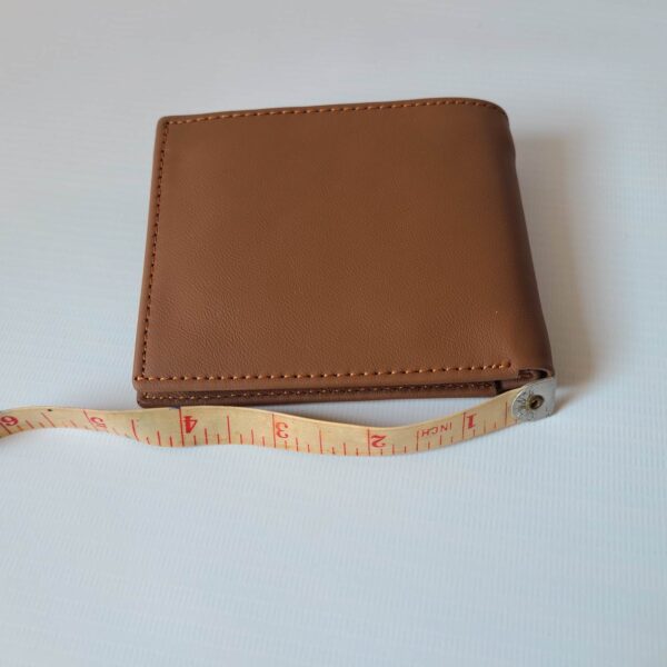 Medium Size Buff Leather Wallet No. 4 Premium Cowhide - Image 6