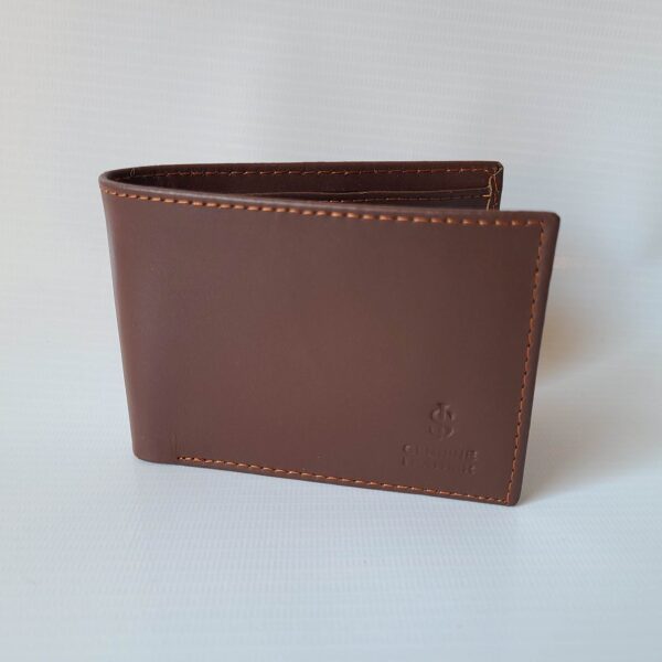 Small Dollar Size Wallet Plain Premium Genuine Leather PlainX Edition - Image 7