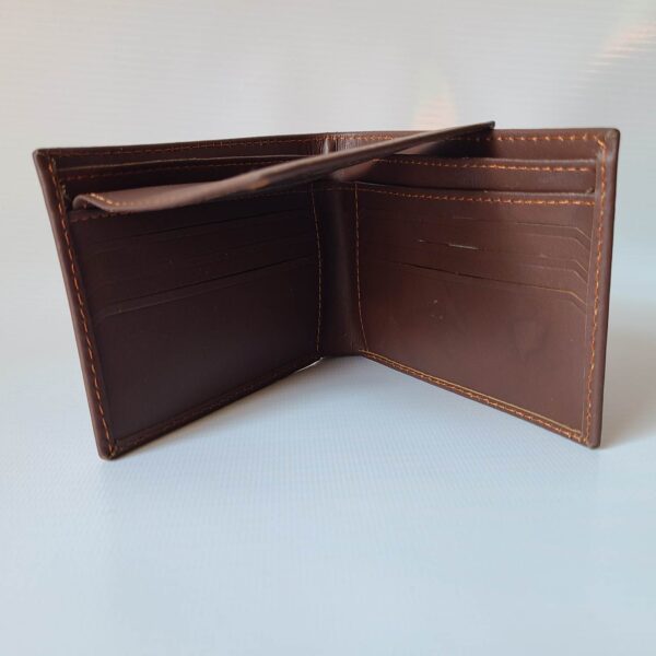 Small Dollar Size Wallet Plain Premium Genuine Leather PlainX Edition - Image 9