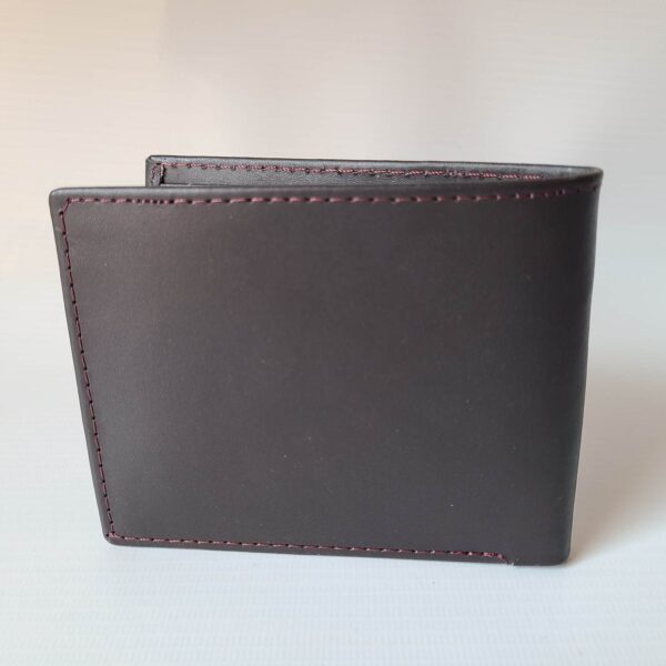 4 Card Plain Leather Wallet No. 4 Premium Cowhide - Image 8