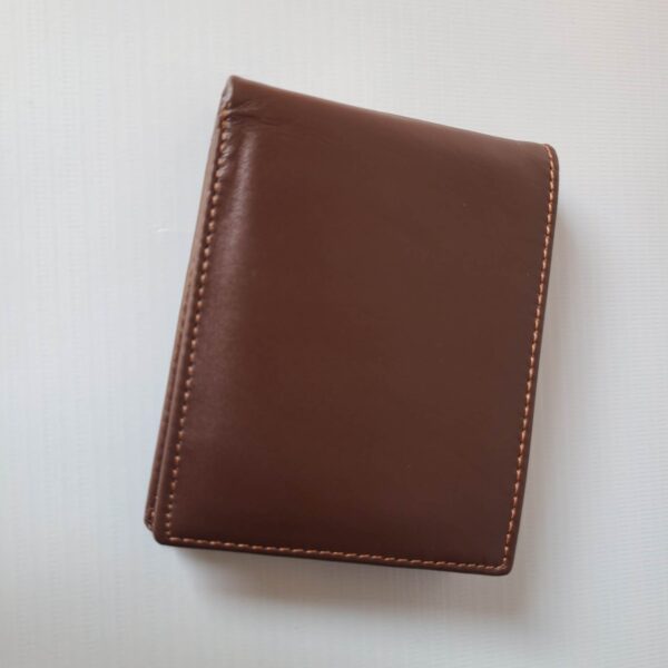 Medium Size Wallet Plain 16 Cards Premium Genuine Leather MedX Edition - Image 2