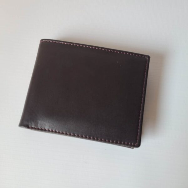 Medium Size Wallet Plain 16 Cards Premium Genuine Leather MedX Edition - Image 5